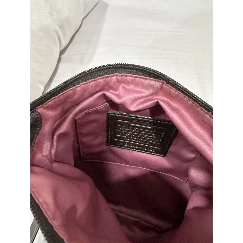 Coach Madison Med Dark Brown Crossbody Bag